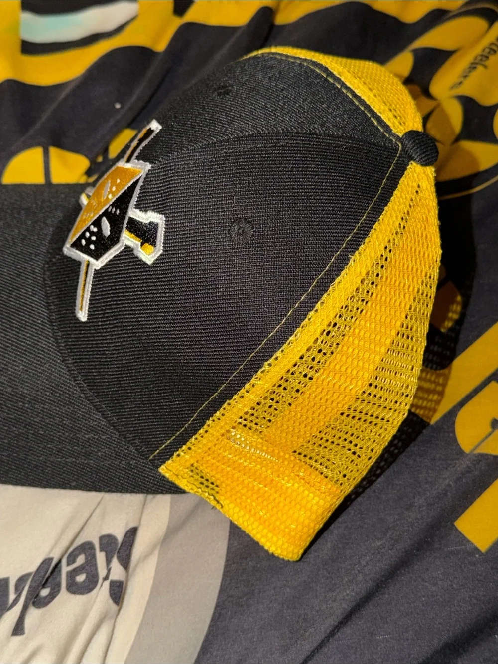 Apc Echl Hockey Wheeling Nailers Hat Cap Brand New Adjustable SnapBack China MDE